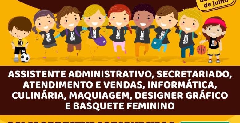 RETA FINAL DO PROCESSO SELETIVO PARA OS CURSOS GRATUITOS DO 2° SEMESTRE ATINGE MAIS DE 300 JOVENS INSCRITOS